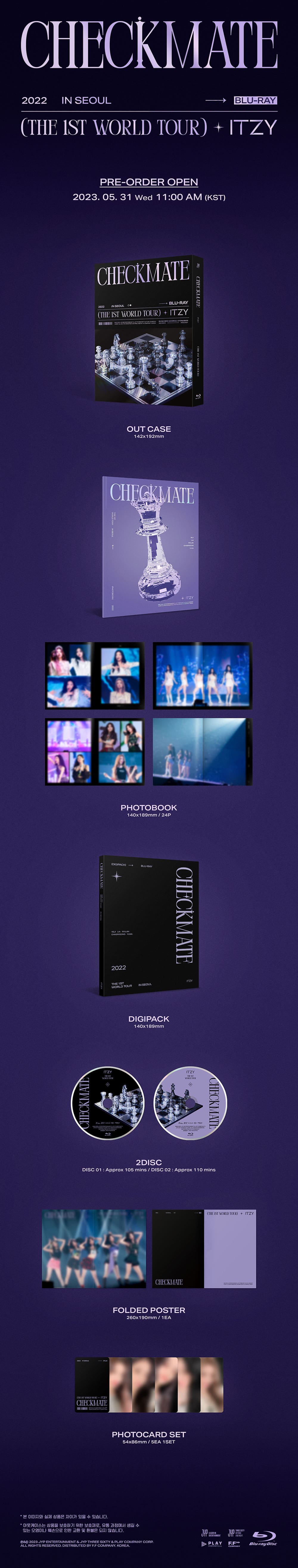 ITZY - 2022 ITZY THE 1ST WORLD TOUR [CHECKMATE] in SEOUL Blu-ray