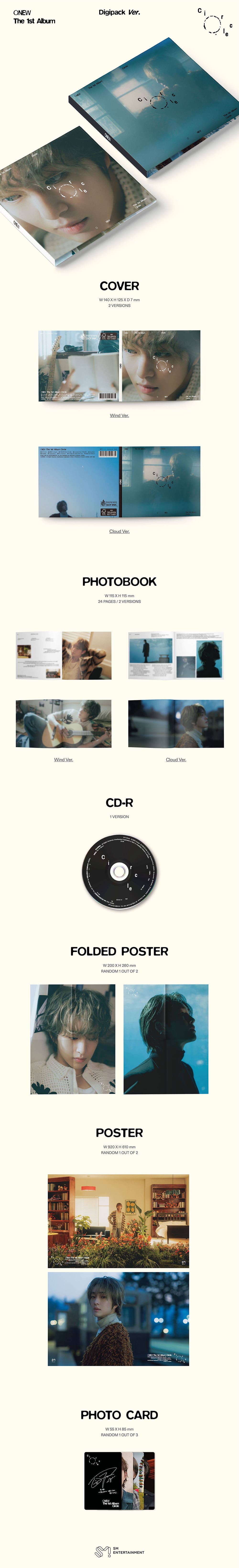 ONEW - 1ST ALBUM [CIRCLE] DIGIPACK Ver.