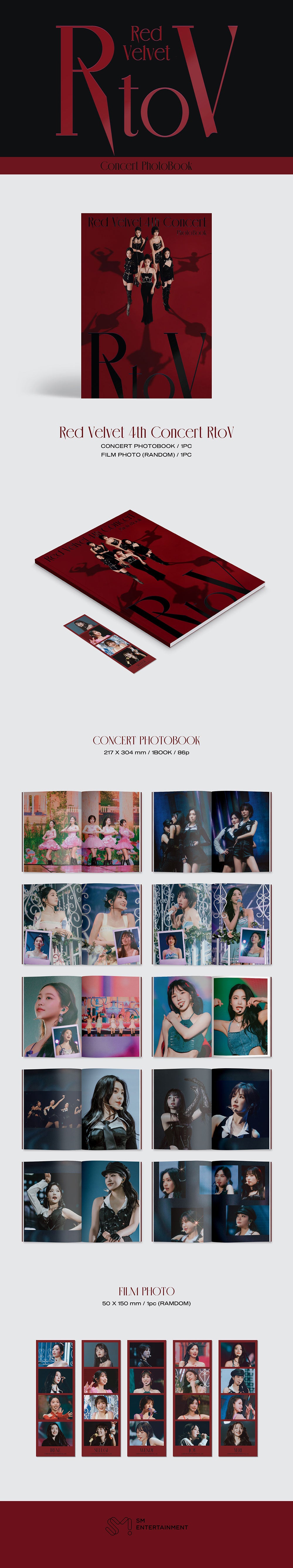 RED VELVET - 4TH CONCERT  R TO V CONCERT PHOTOBOOK