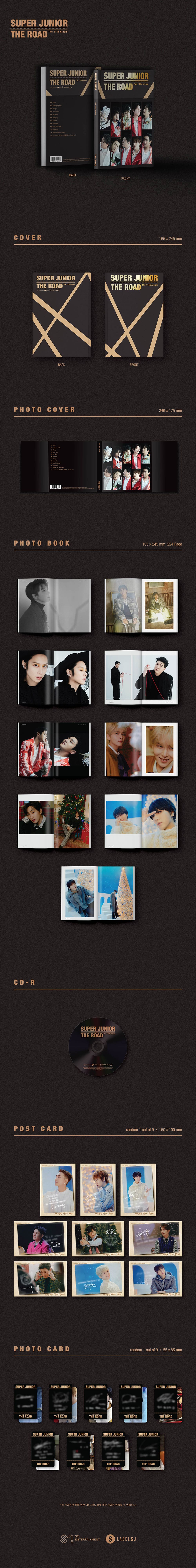 SUPER JUNIOR - 11TH ALBUM [THE ROAD] PHOTOBOOK Ver.