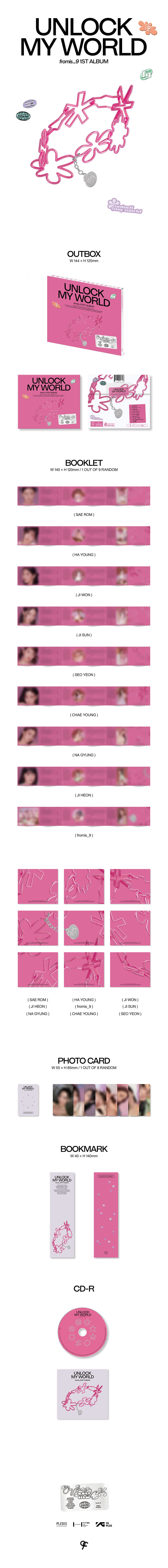 fromis_9 - 1ST ALBUM [Unlock My World] COMPACK Ver.