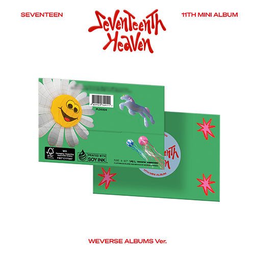 Step into Kpop Wonder with SEVENTEEN - Mini Album Vol. 11: SEVENTEENTH  HEAVEN (3 types SET)