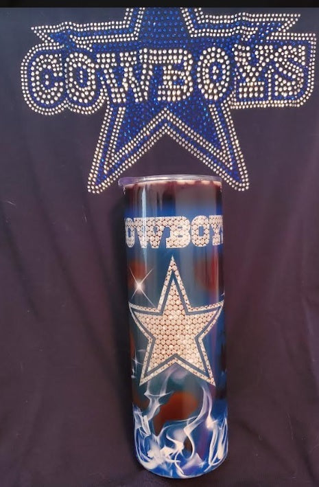 LA Dodgers Bling or LA Dodgers Unisex Custom 20 oz Skinny Tumbler