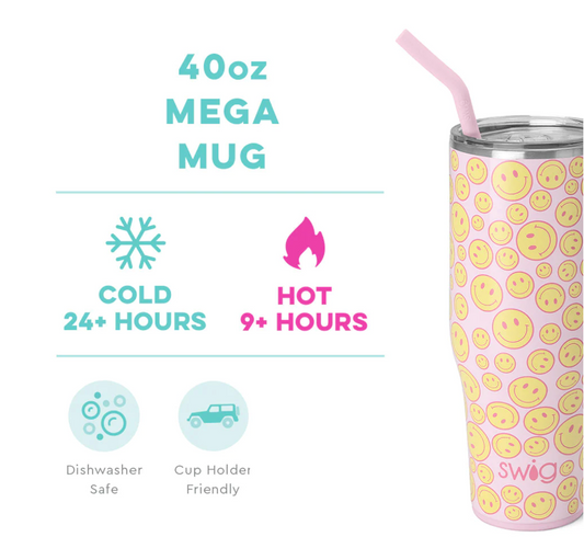 Hydrangea Mega Mug Swig