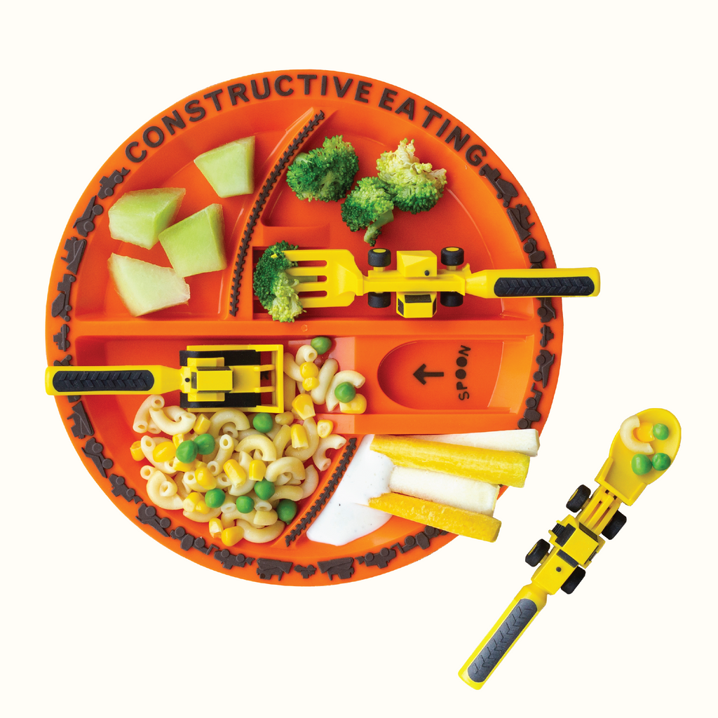 Outlery Fun Utensils & Hygienic Steel Kids Lunch Set with Pocket-Sized Case  - Yellow
