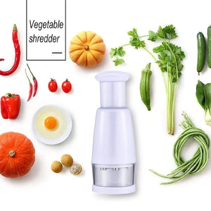 Food Chopper Hand Chopper Dicer,Vegetable Chopper Manual Hand Chopper Onion Garlic Mincer Pressing Vegetable Fruit Cutter Slice Kitchen/kr-024 - Karout Plus - Kitchen Chopper Dicer