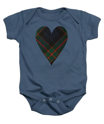 tartan baby onesie