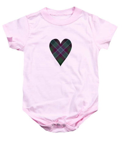 tartan baby onesie