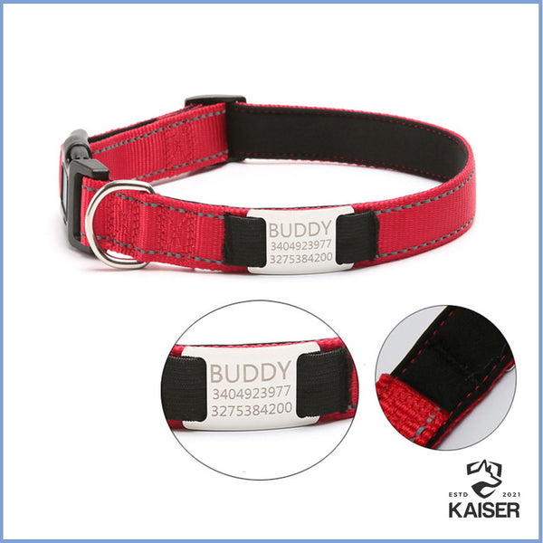 Hundehalsband Neopren mit Namen