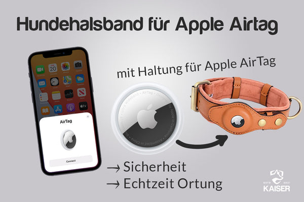 Hundehalsband für Apple Airtag