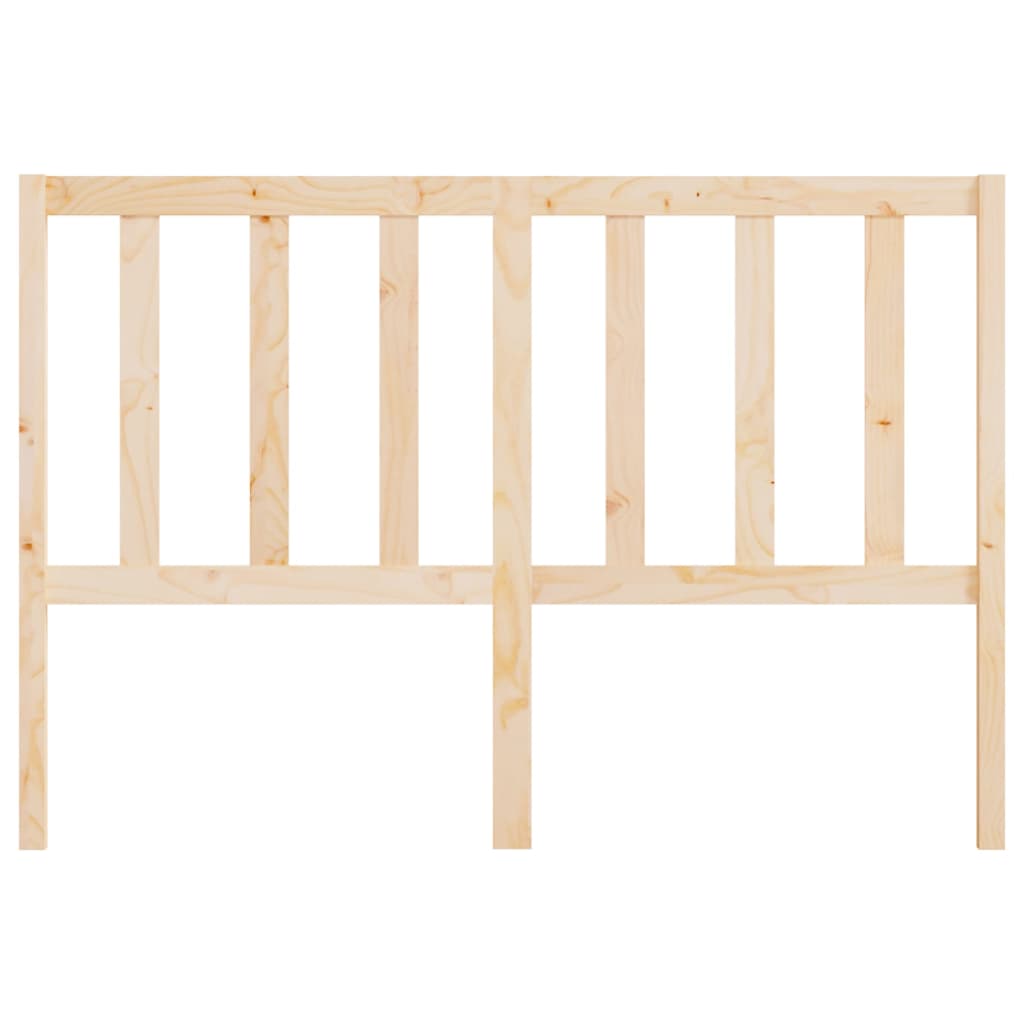 Bed Headboard 146x4x100 cm Solid Wood Pine
