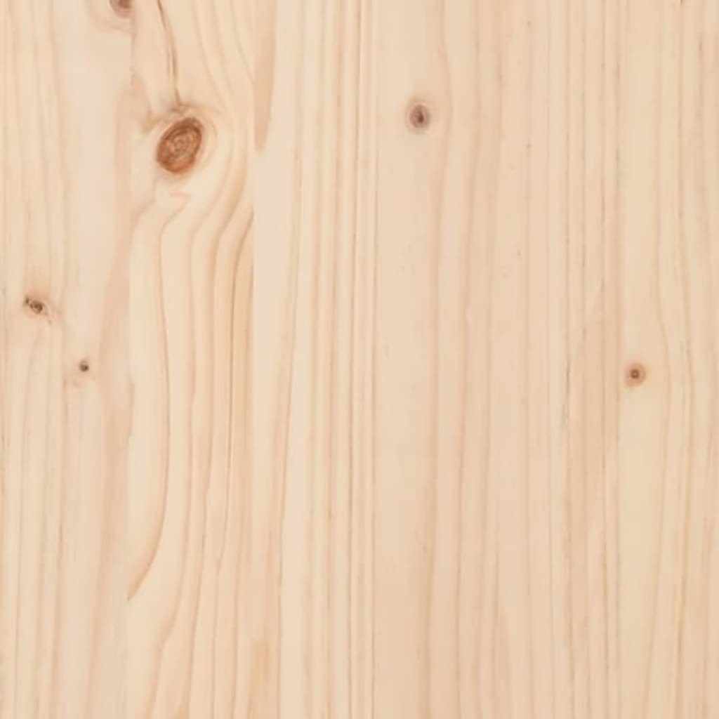 Bed Headboard 95.5x4x100 cm Solid Pine Wood