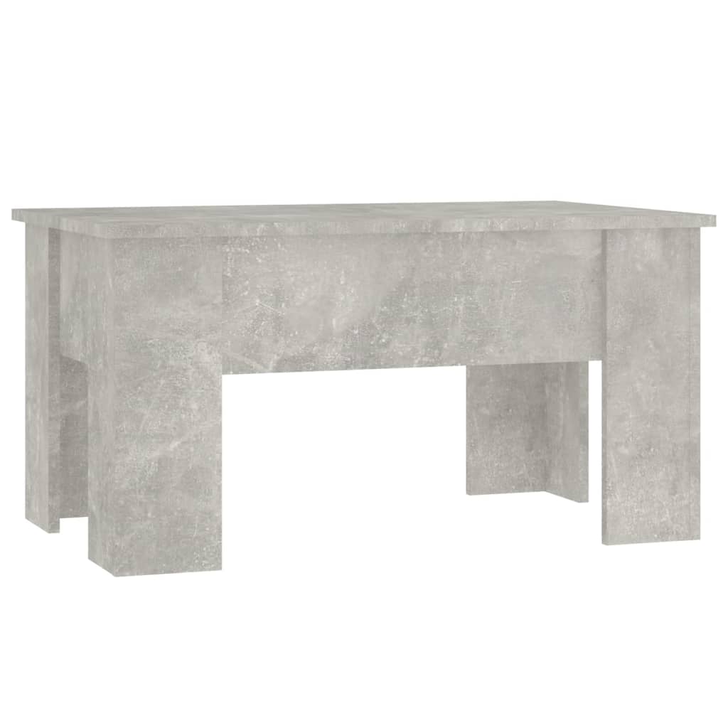 Coffee Table Concrete Grey 79x49x41 cm Engineered Wood