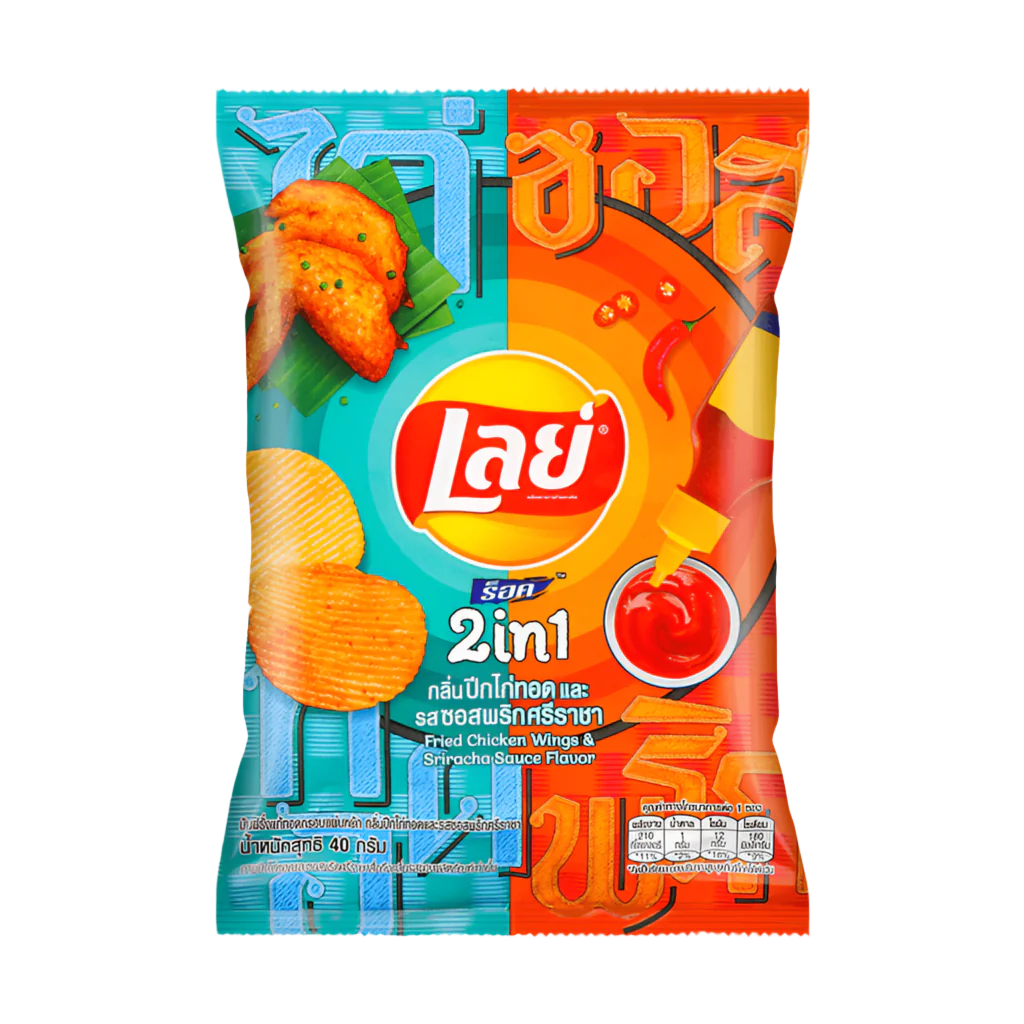 Lay's - 2-In-1 Chicken Sriracha (Thailand)