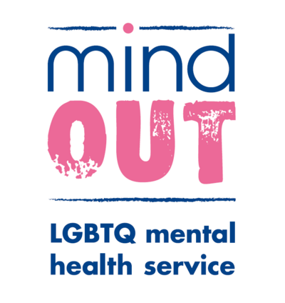 mindout LGBTQ+ charity logo