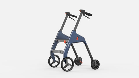 Camino smart walker with gentle boost and braking.  Large comfortable seat and detachable seat back.