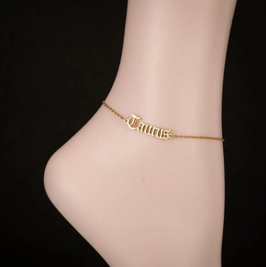 12 Constellation Astrology Anklets Star Sign 0 Custom Items   