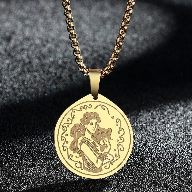 Ancient Greek Symbol Mythology Medusa Gorgon Necklace 0 Custom Items SPA168 Silver 