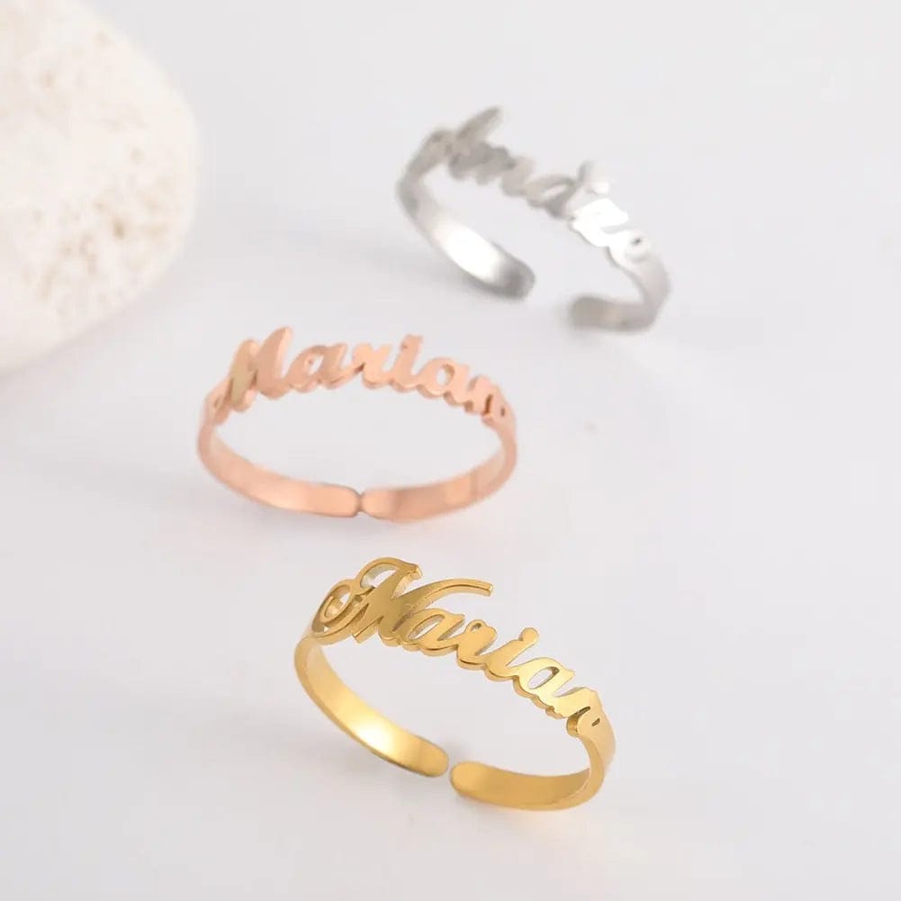 Custom Ring With Two Engraved Names 0 Custom Items   