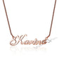 Personalised 925 Sterling Silver Name Necklace 0 Custom Items   