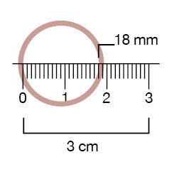 Ringmaat meten met liniaal 