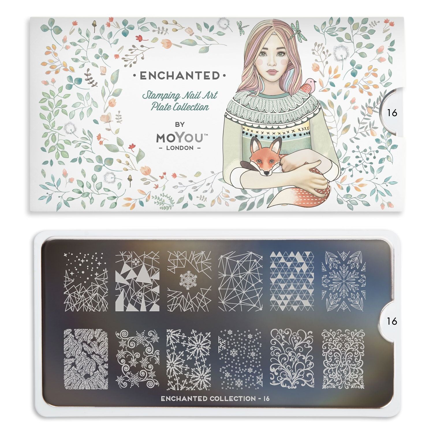 Moyou Plate Enchanted 16 Stamp Plate Chill Cabinet