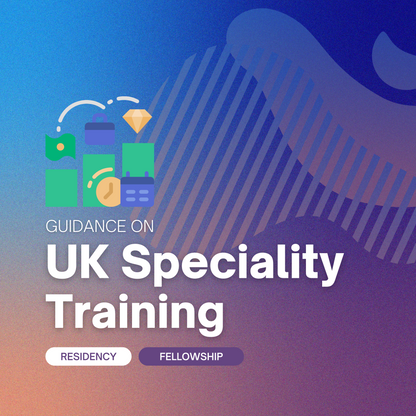 Personalized Guidance on UK Speciality Training