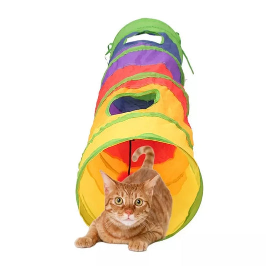 Purrfect Feline Titan's Tower Cat Puzzle Toy, Ball Tower - Purple - 4 Tier  