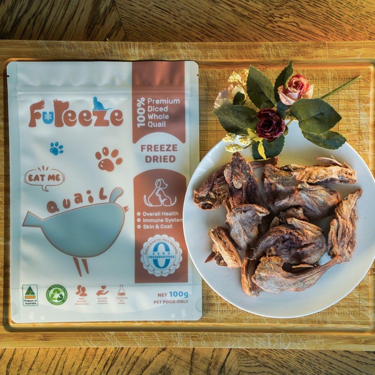 Freeze Dried Quail By Fureeze™ 100g