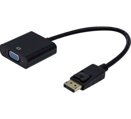 Convertisseur DisplayPort actif 1.2  vers VGA + audio stéréo