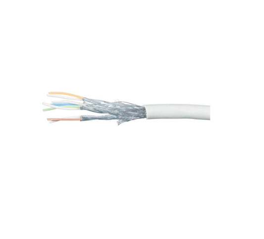 Câble multibrin S/FTP CAT6A LS0H gris - 100 m