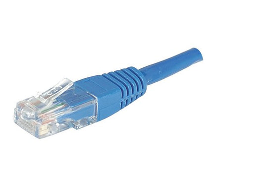 Cordon RJ45 catégorie 5e U/UTP bleu - 3 m