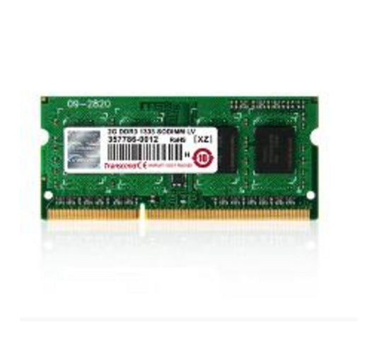 Mémoire TRANSCEND SODIMM 1Rx8 DDR3L PC3-12800/1600MHz 4Go