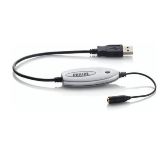 PHILIPS Adaptateur audio USB LFH9034 : stéréo, pour casques, haut-parleurs, ordi