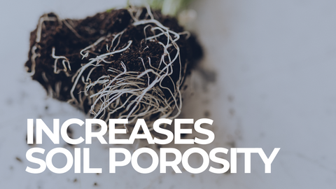 wool pellets increase soil porosity