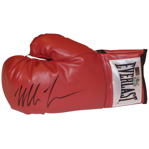 Mike Tyson Autographed Everlast Red Boxing Glove - Tyson Hologram - Palm Beach Autographs product image