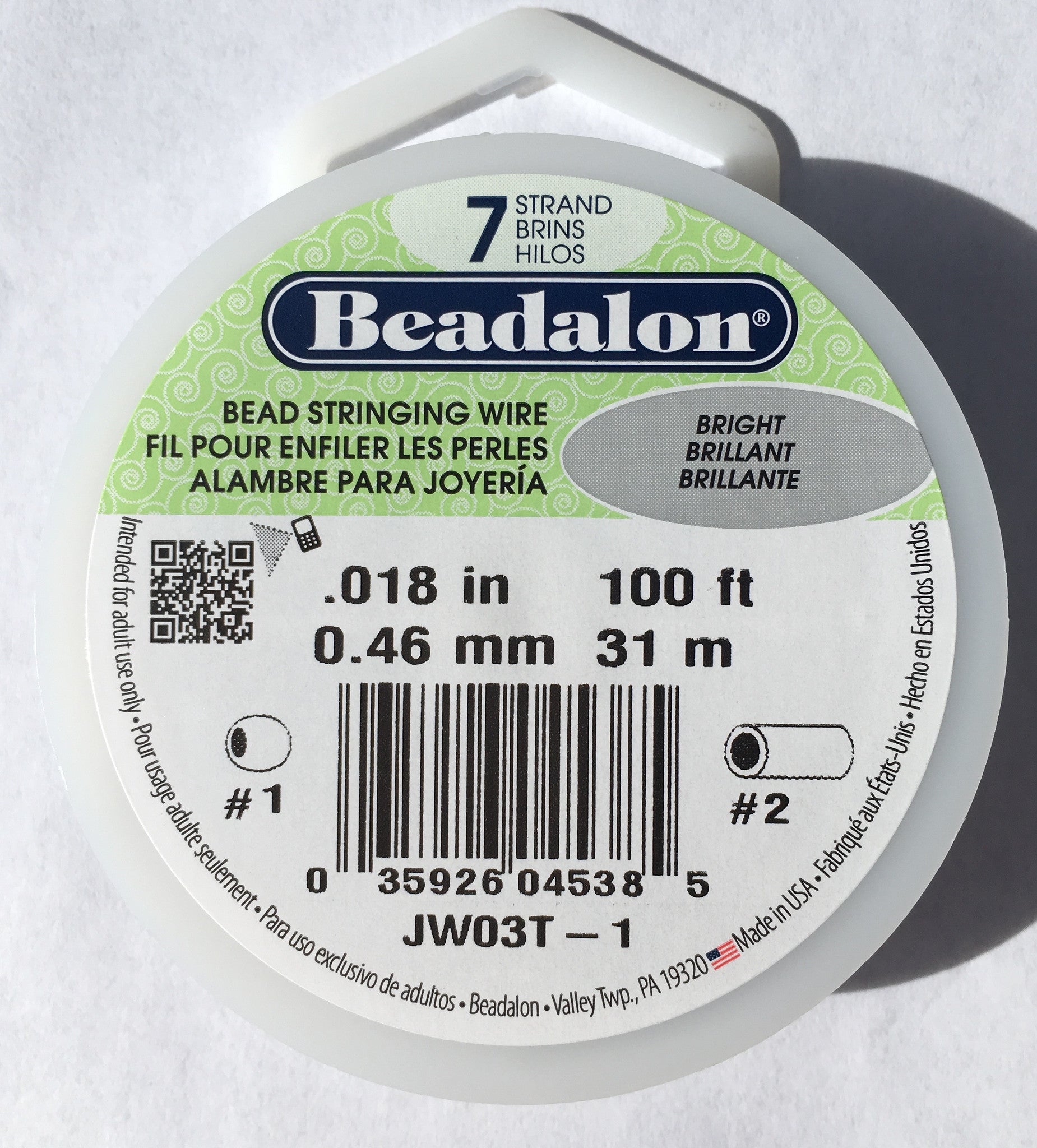 Acculon Nylon Coated 7 Strand Beading Wire