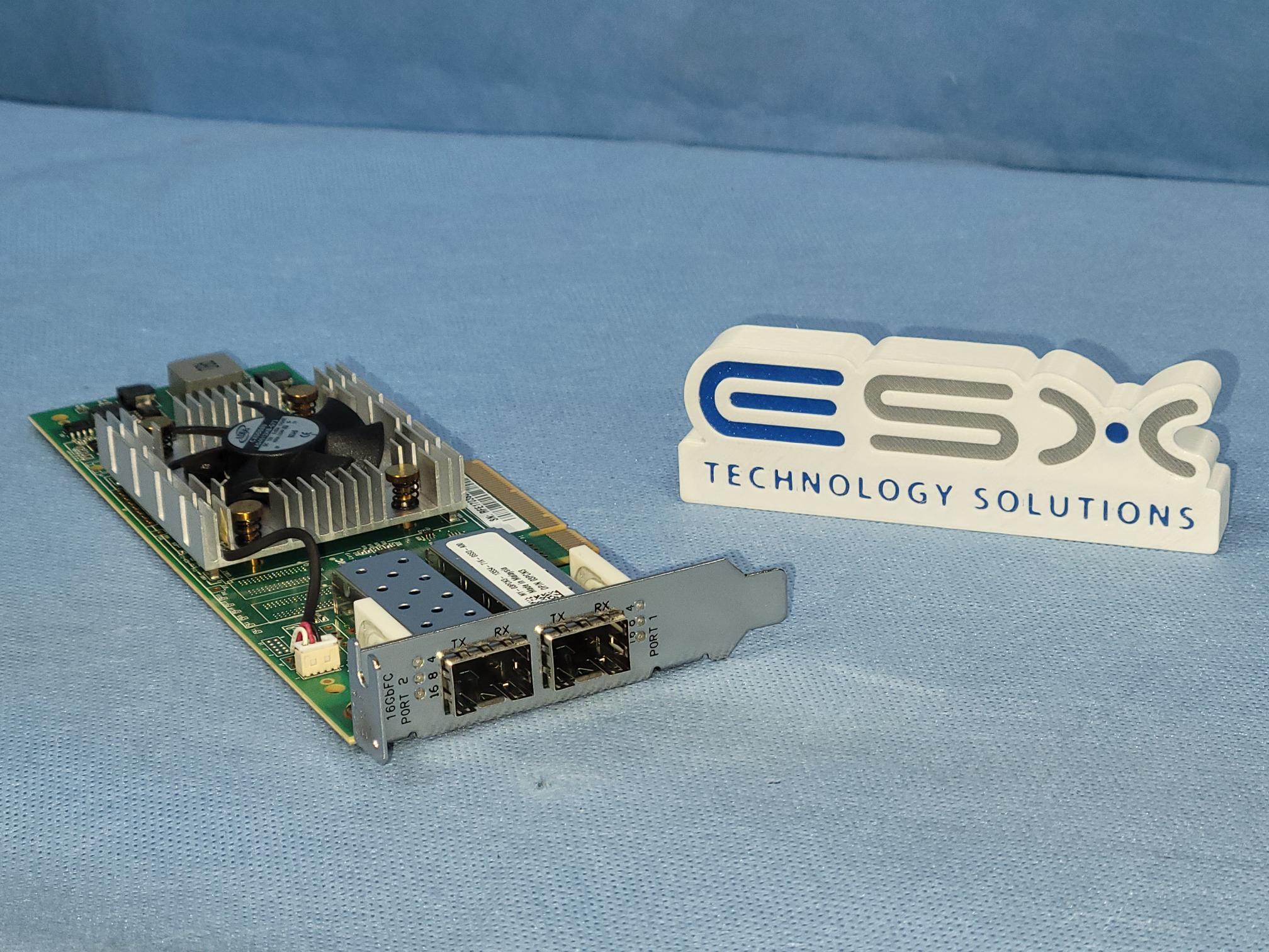 Dell 3PCN3 QLogic QLE2662L Dual Port 16Gb/s FC Fiber Channel HBA QLE2662L-DEL LP