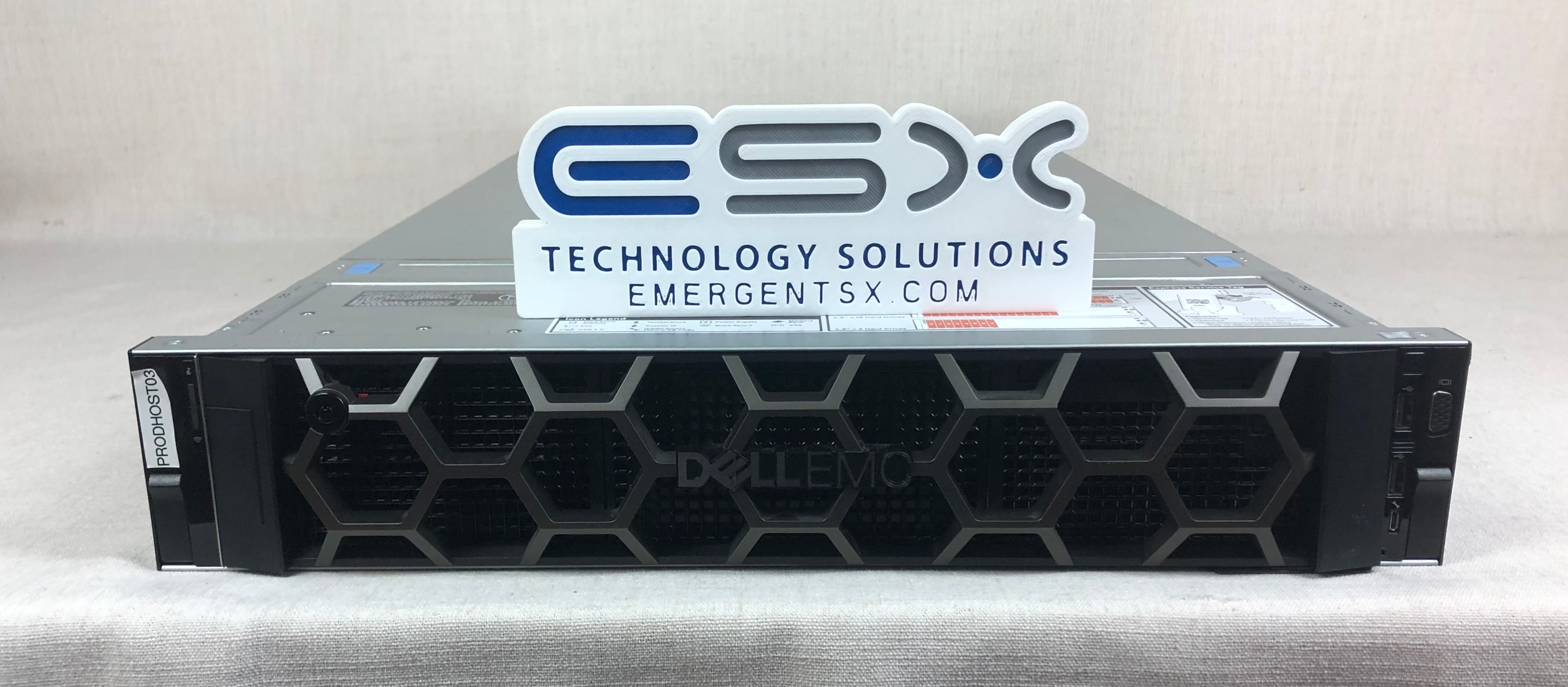 Dell PowerEdge R740 2U VMware Server 2x Intel 16 Core Gold 6142 @ 2.6GHz 512GB
