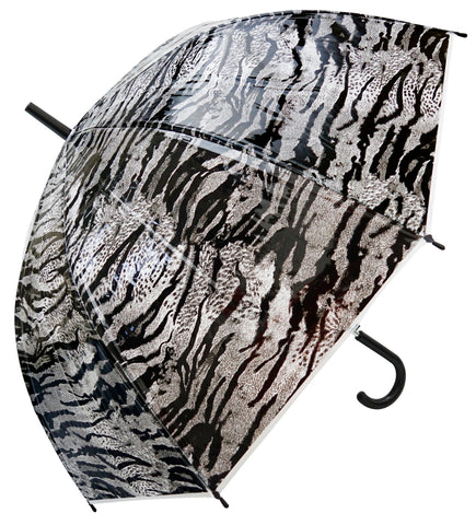 Wild Transparent Straight Umbrella – Blooms London - inspired by nature