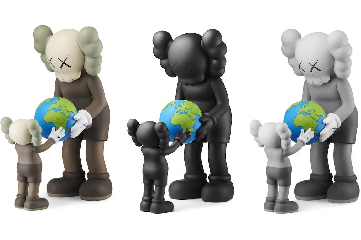 KAWS THE PROMISE Vinyl Figure Set Brown/Black/Grey – SNKRSHD