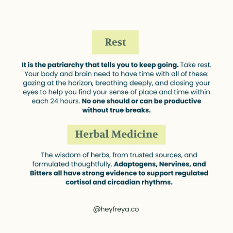 Cortisol and hormone management tips to prioritize rest and naturopathic and herbal remedies