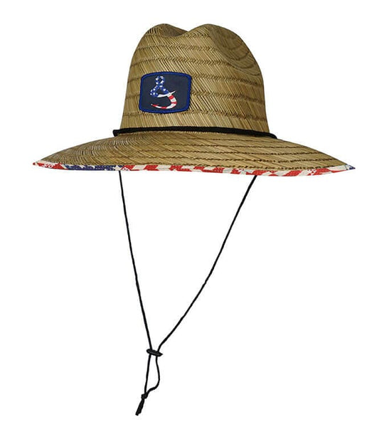 American Lifeguard Straw Fishing Hat Sun Protection | Hook & Tackle