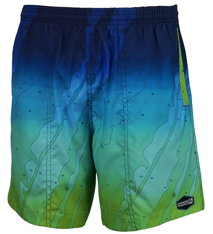 Men's Depth Charts Water Fishing Short Swim Trunk | Hook & Tackle