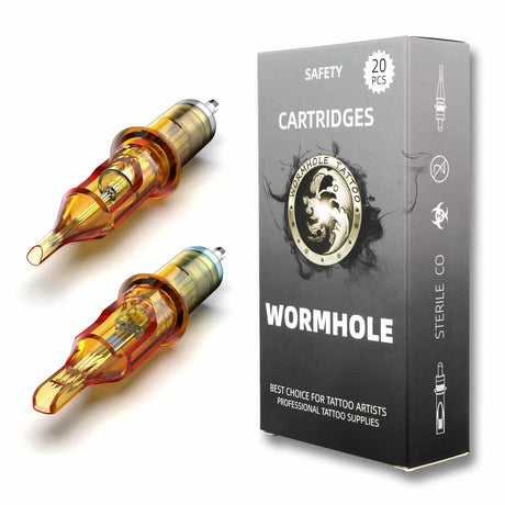  Wormhole 5MG 5Mag Tattoo Needles 5 Magnum #12 Standard  Disposable & Sterilized Tattoo Shading Needles with Blue Dot - Box of 50  (1205MG) : Everything Else