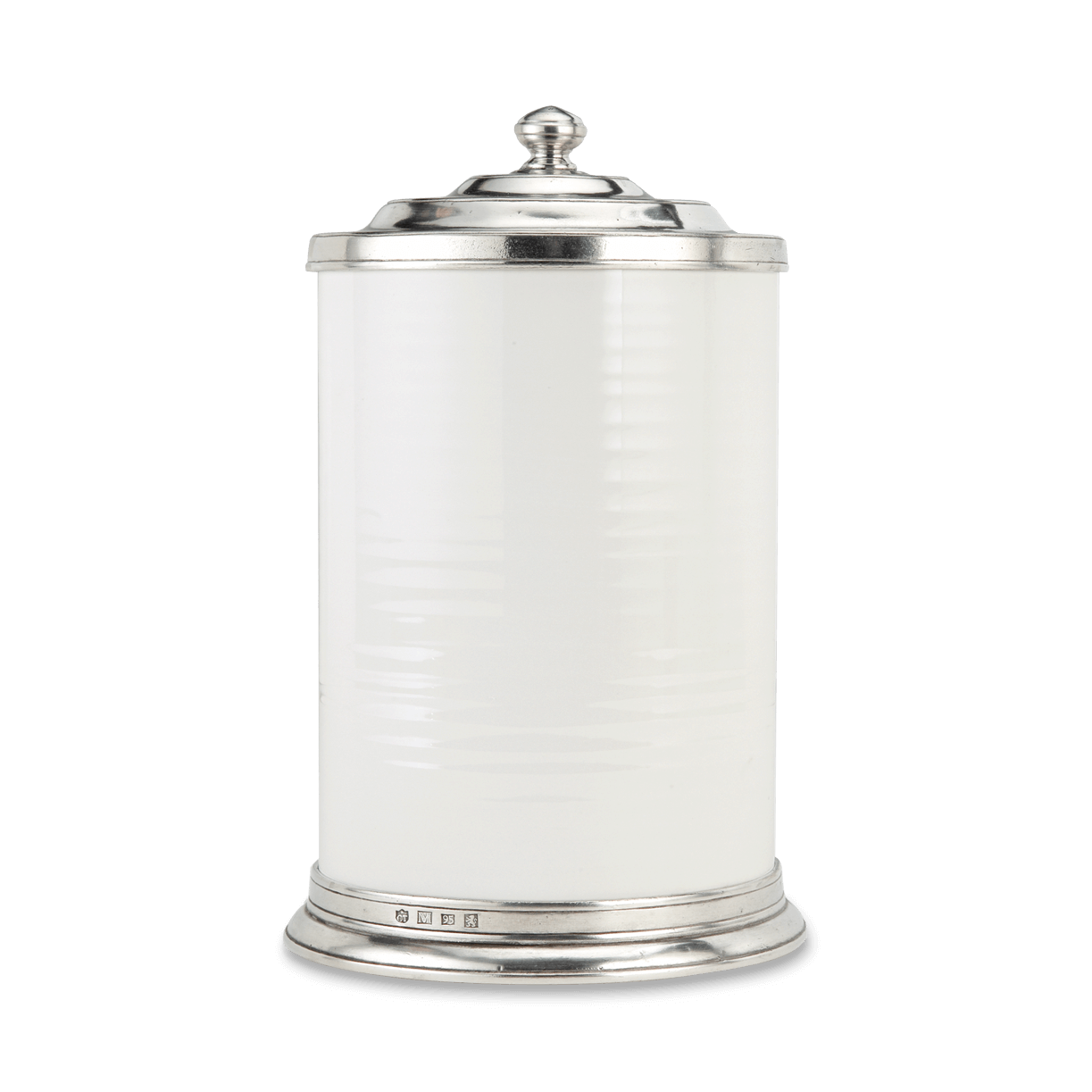 Match Pewter Glass Cookie Jar