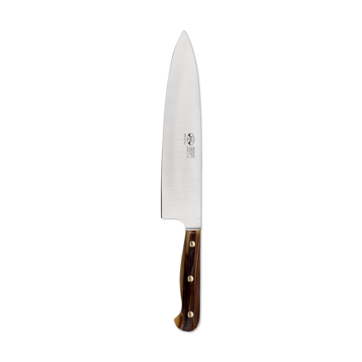 Chef's Knife Red Handle Forgiato Insieme Berti 