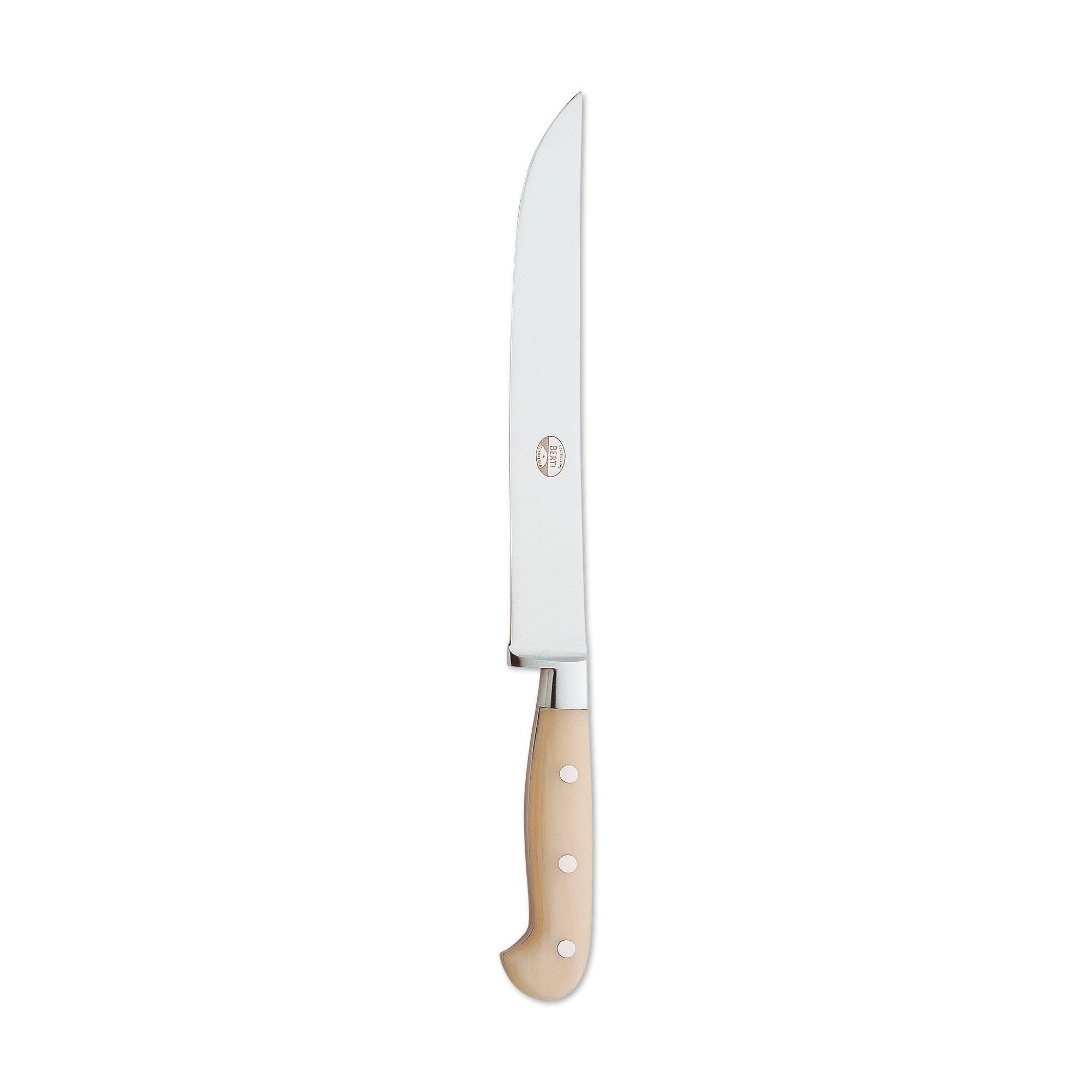 No. 3216 Coltello Curved Paring Knife with White Lucite Handle by Bert -  Amusespot - Unique products by Berti for Kitchen, Home Décor, Barware,  Living, and Spa …