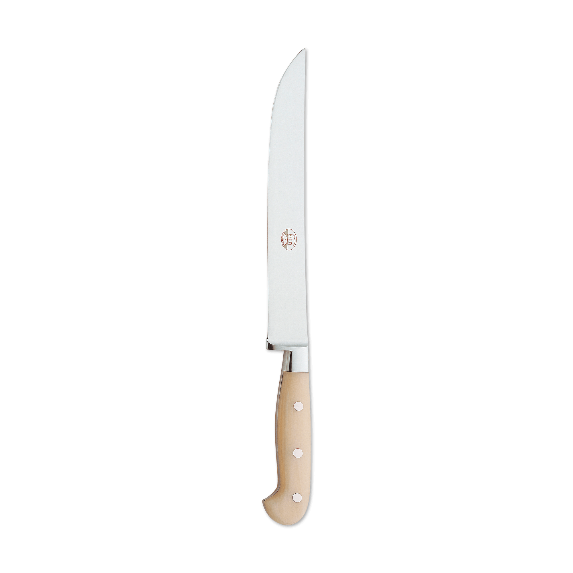 Berti Ox Horn Handle Curved Paring Knife: Gien China-Juliska-Baccarat  Crystal-William-Yeoward-Christofle Silver