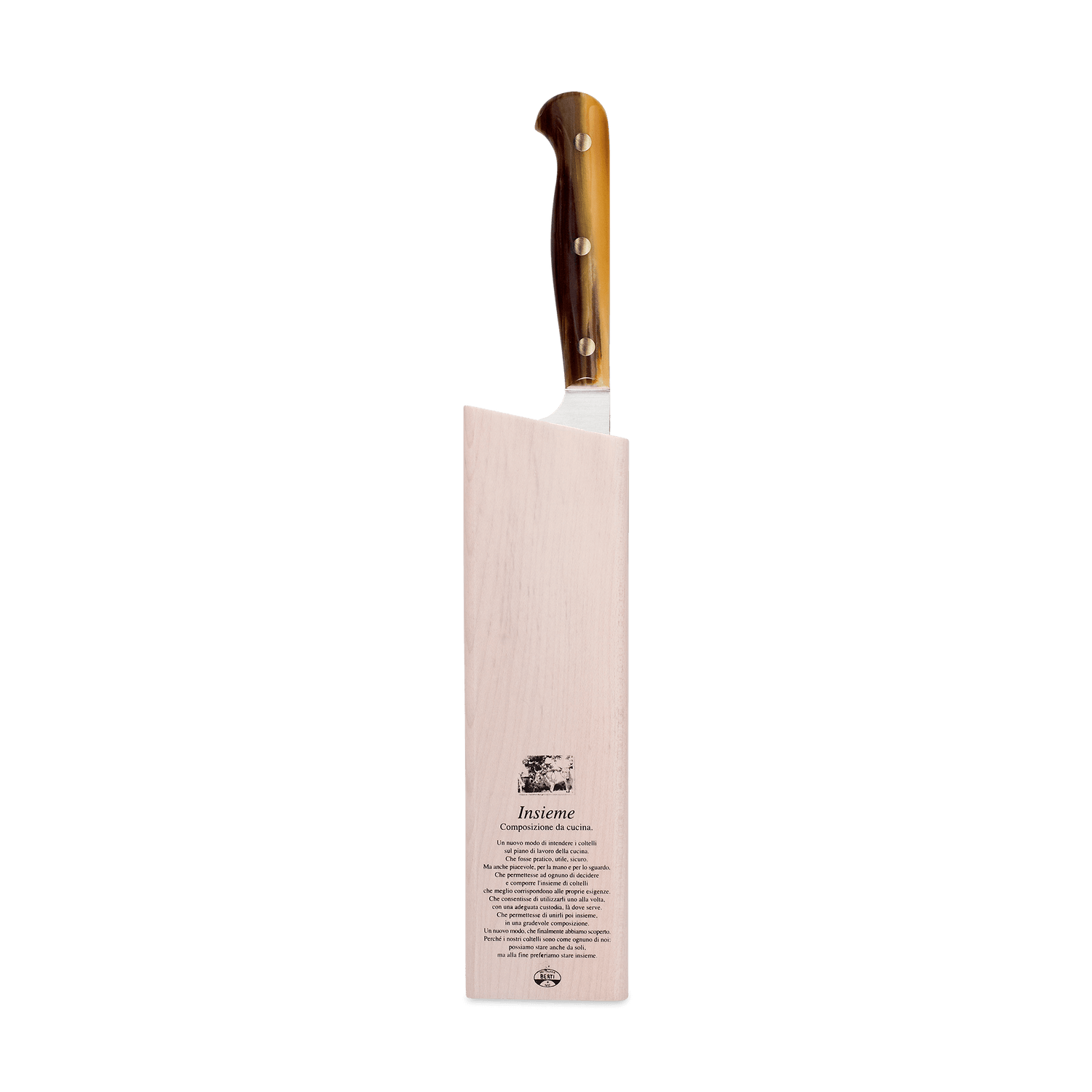 Il Trinciante Small Set of Knives with Cornotech Handle